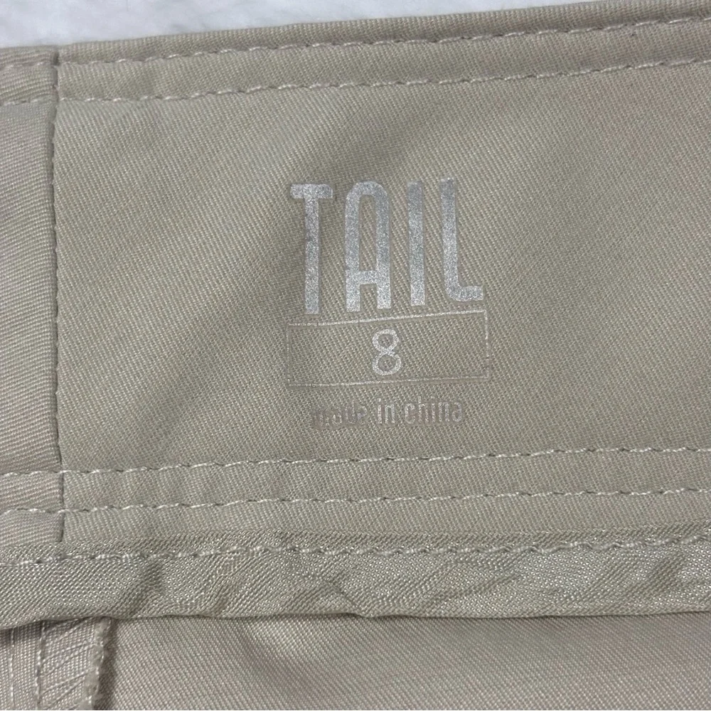 TAIL Women Bermuda Shorts Light Khaki Golf Tennis‎ Athleisure Size 8